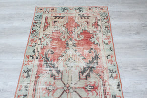 Vintage Turkish Mini Rug - 29"x 67.5" , #406