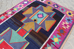 Turkish Kilim Runner - 56.5" x 143.5" , #455