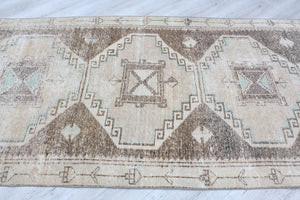 Vintage Turkish Runner Rug - 42"x 130" , #393