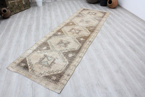 Vintage Turkish Runner Rug - 42"x 130" , #393