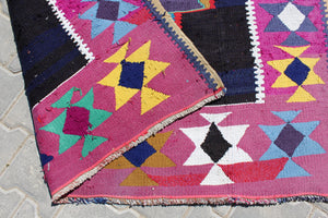 Turkish Kilim Runner - 56.5" x 143.5" , #455