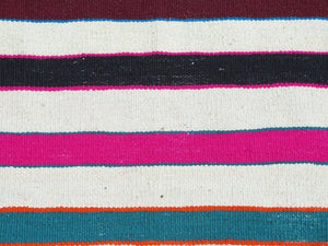 Vintage Striped Kilim  - 96"x 59" , #366