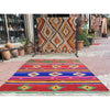 Vintage Turkish Kilim Rug 87.5" x 72.5" #900