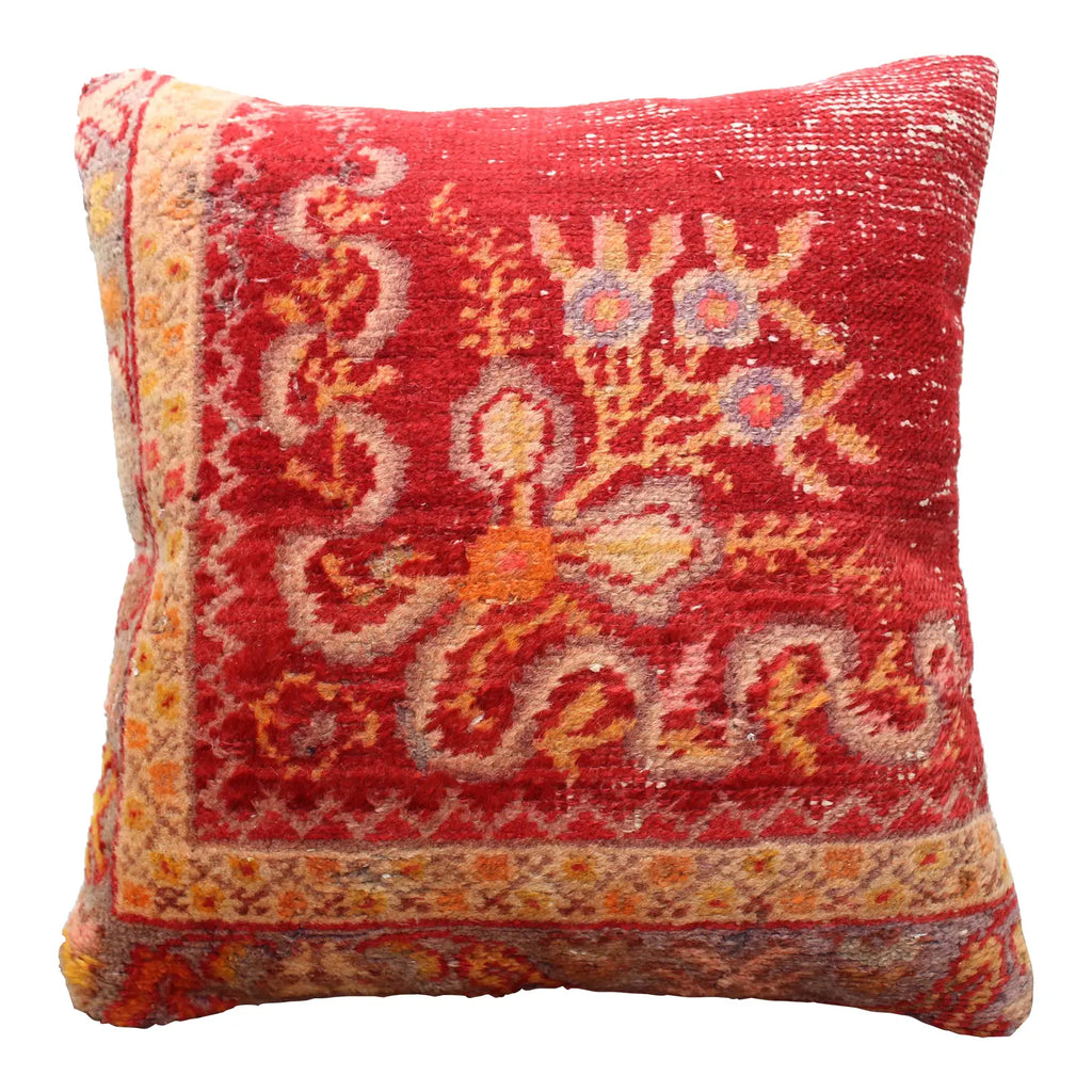 Turkish Rug Pillow  - 15.7"x 16” #127