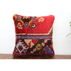 Turkish Kilim Pillow - 15.7"x16", #115