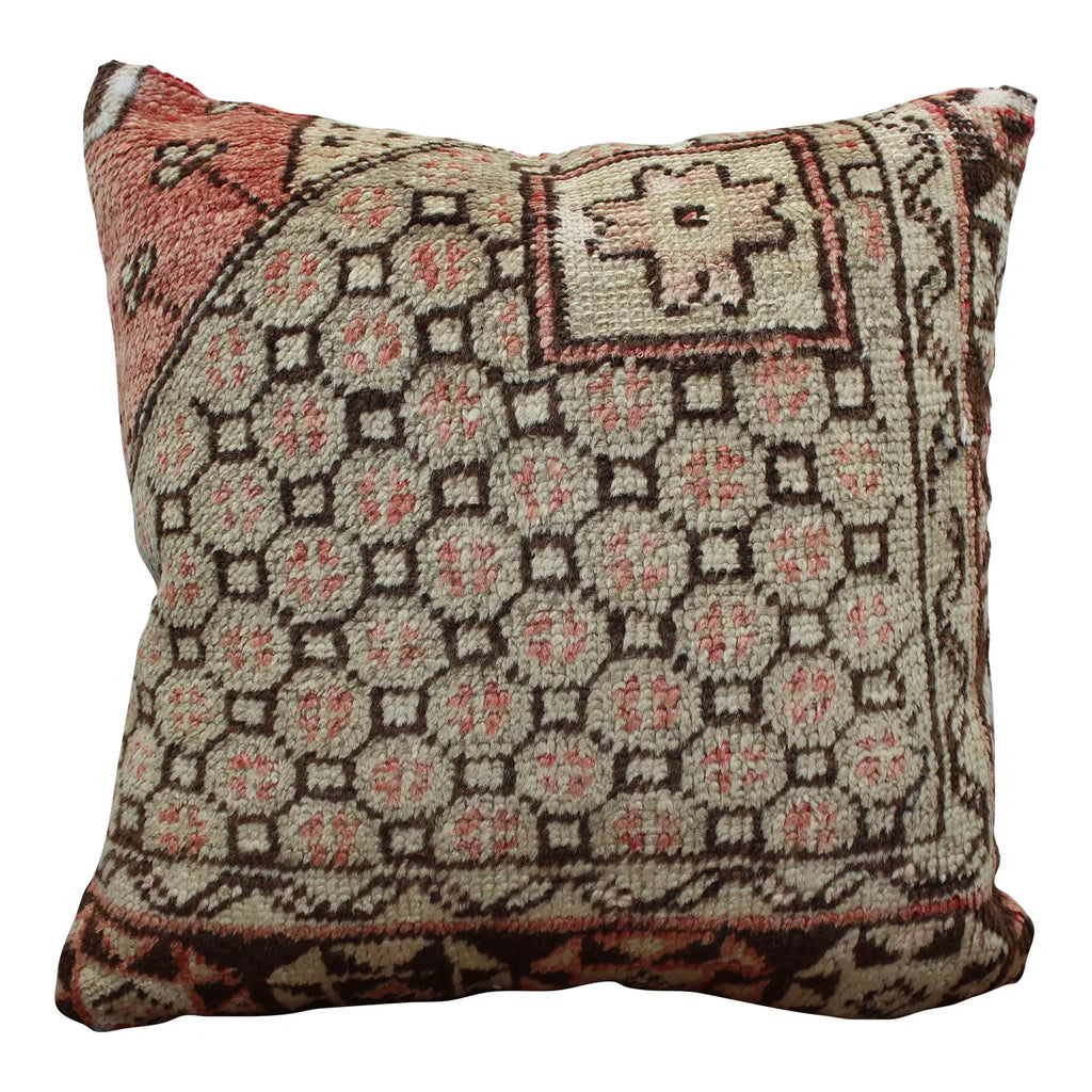 Turkish Rug  Pillow - 16"x16", #117