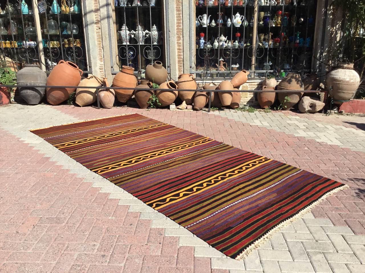 Vintage Kilim, Turkish Kilim, Accent Kilim, Home Decor Kilim, 46x64 inches Red Kilim, Handmade Kilim, Area Kilim, cheapest 9374