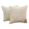 ( Set of 2) Oushak Rug Pillow 20" x 20", #23
