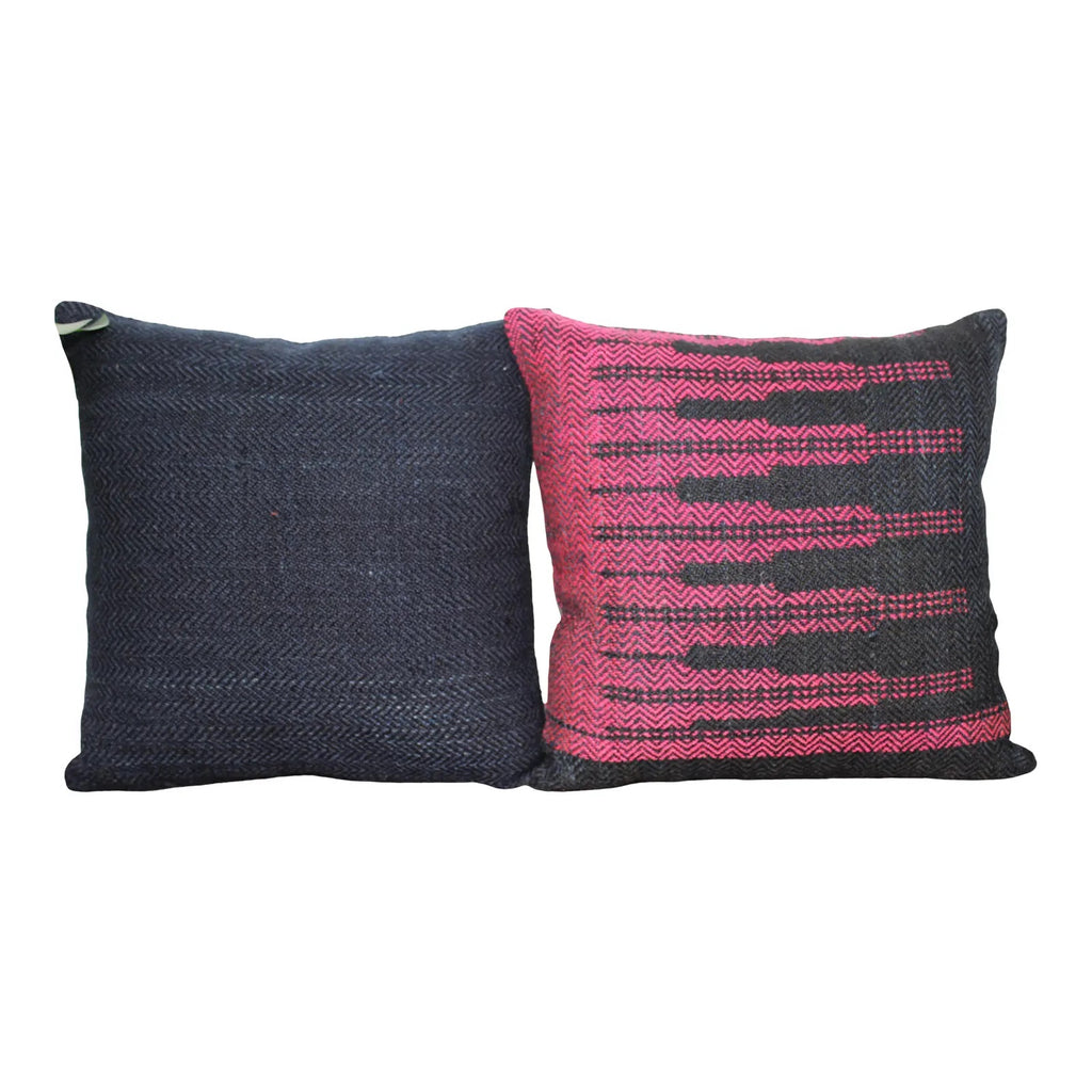 (Set of 2) Kilim Pillow 16" x 16", #24