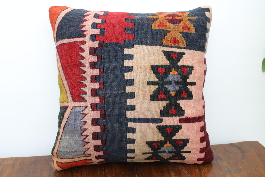 Kilim Pillow 16" x 16", #37