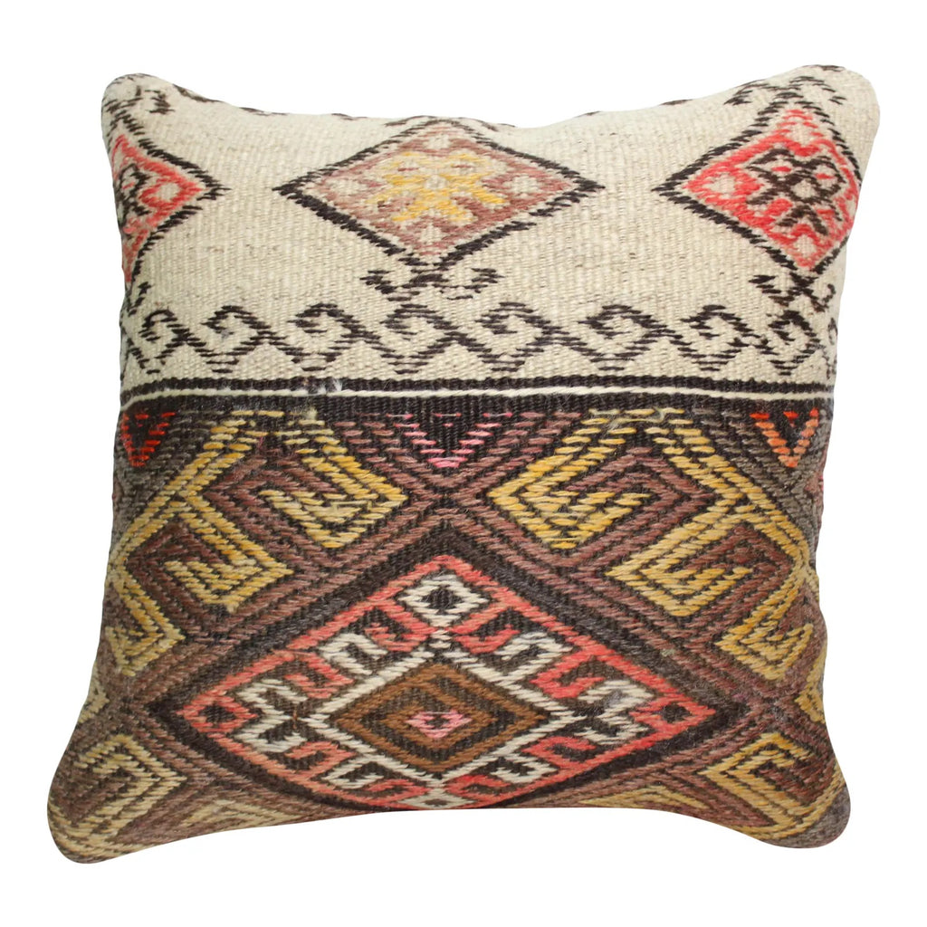 Kilim Pillow 16" x 16", #38