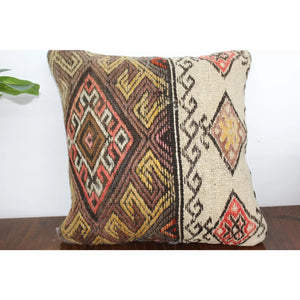 Kilim Pillow 16" x 16", #38