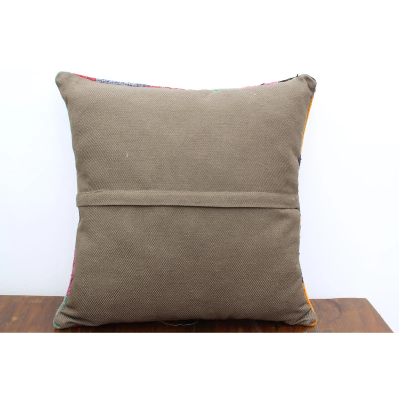 Kilim Pillow 19" x 19.5", #42
