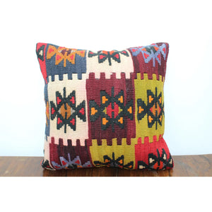 Kilim Pillow 16" x 16", #53