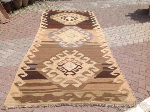 Turkish Kilim Runner - 53" x 168"  , #457