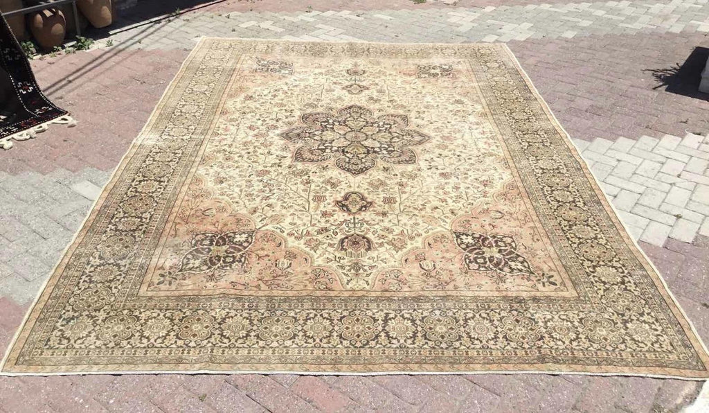 Vintage Rug "Zoe"  138" x 101", #027