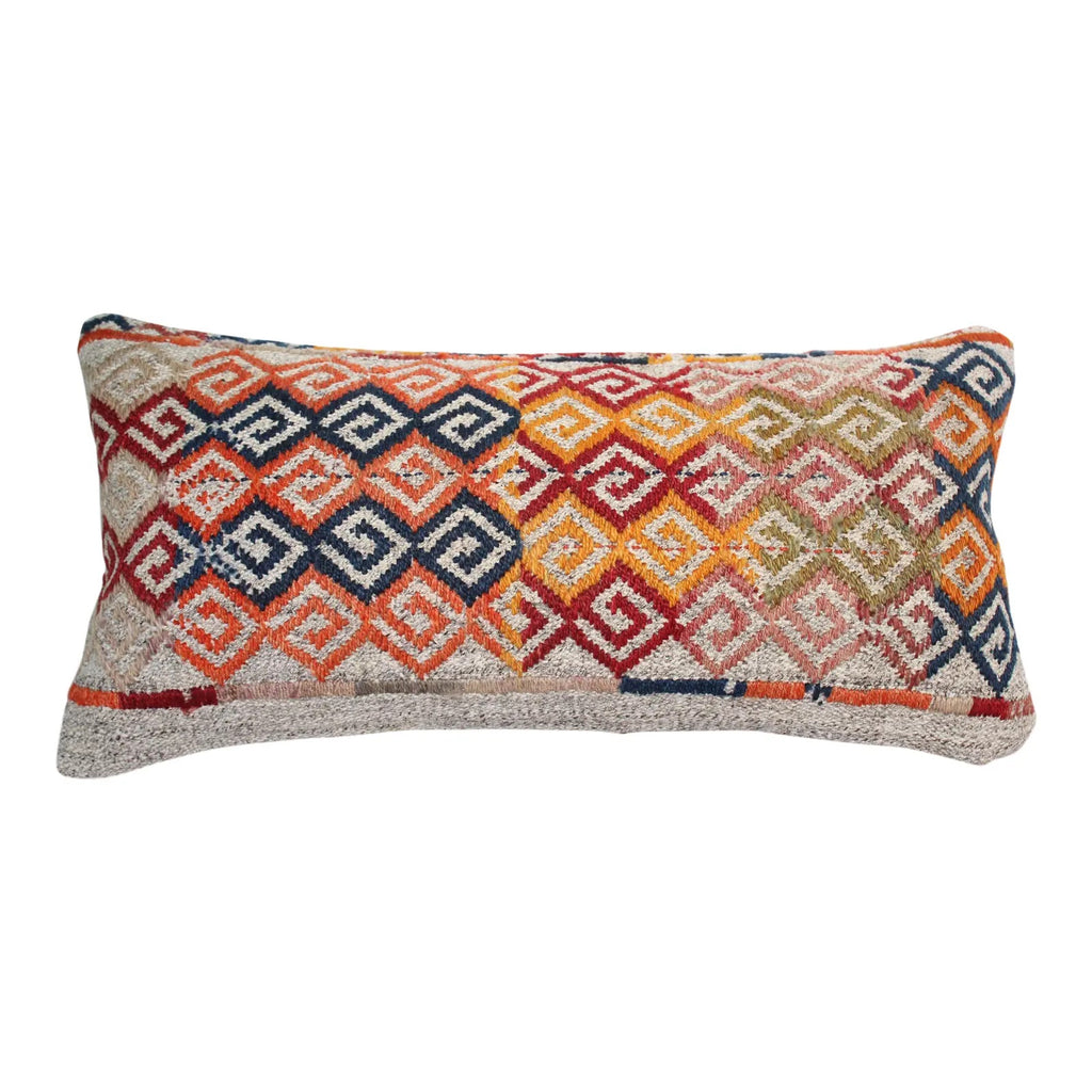 (Set Of 2) Kilim pillow 10" x 20.5", #17