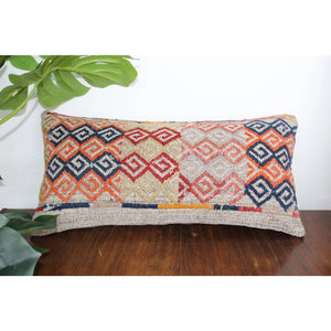 (Set Of 2) Kilim pillow 10" x 20.5", #17