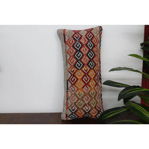 (Set Of 2) Kilim pillow 10" x 20.5", #17