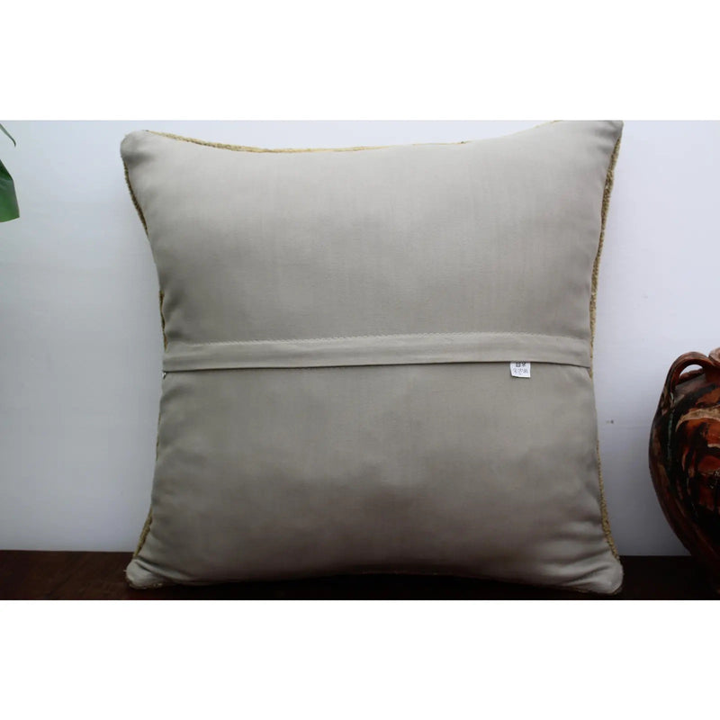 (Set of 3) Oushak Rug Pillow 17.5" x 17.5", #19