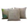 (Set of 3) Oushak Rug Pillow 7.5" x 17.5", #47